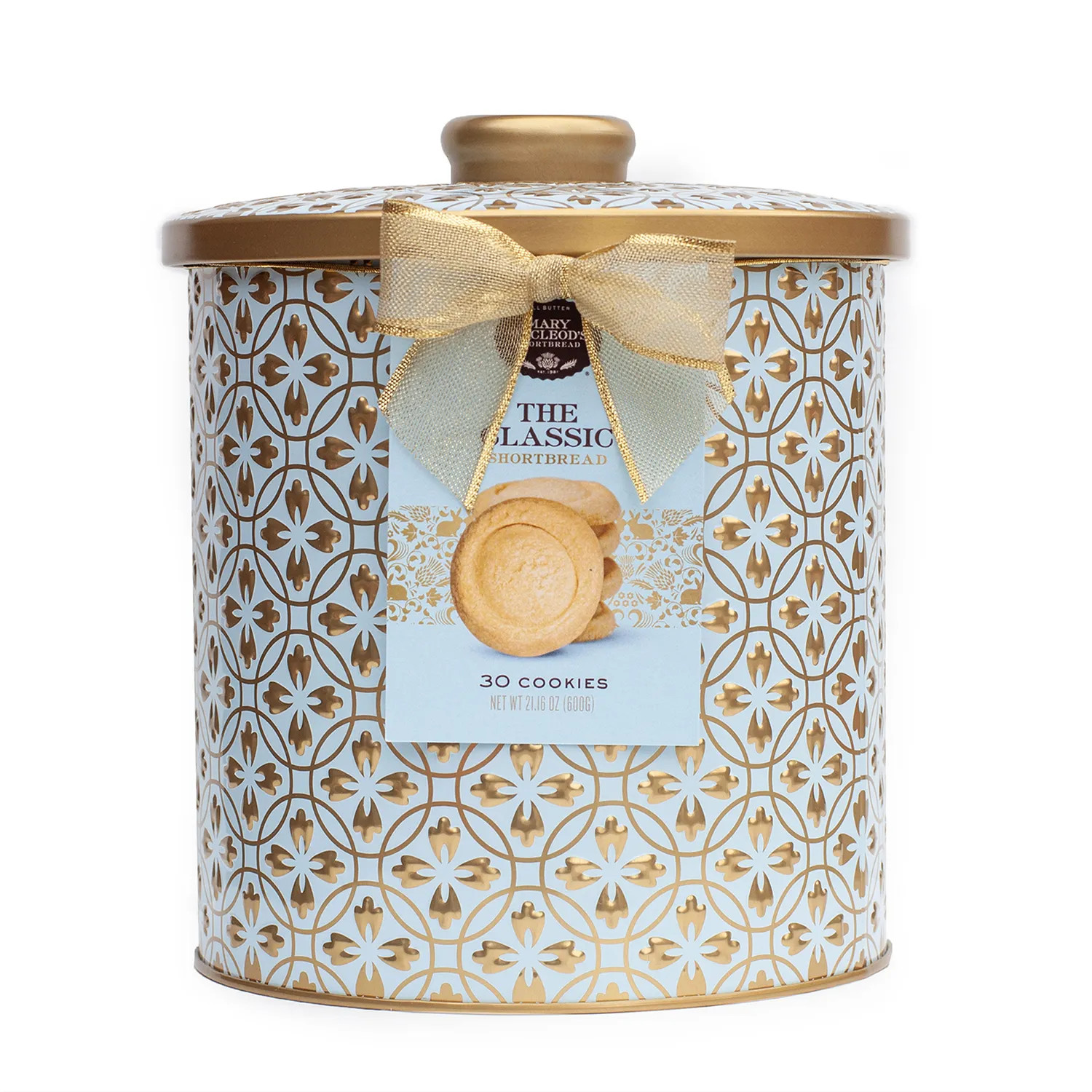 Mary Macleod's Classic Shortbread Embossed Cookie Tin | Sur La Table