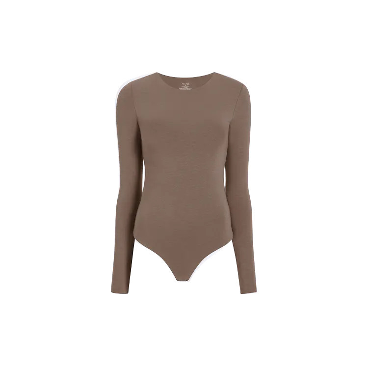 Cotton Crewneck Bodysuit | nuuds