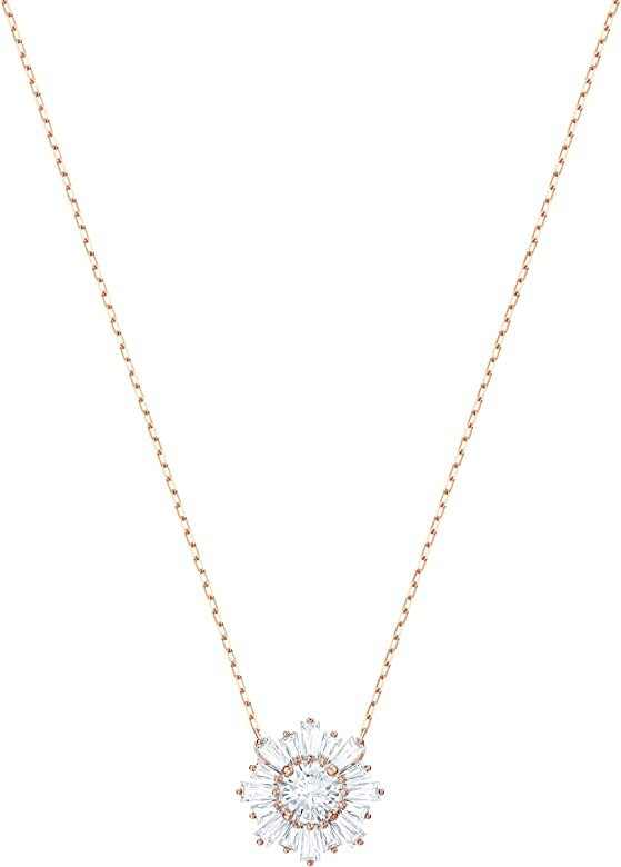 SWAROVSKI Sunshine Jewelry Collection, Clear Crystals, Pink Crystals, Rose Gold-Tone Finish | Amazon (US)