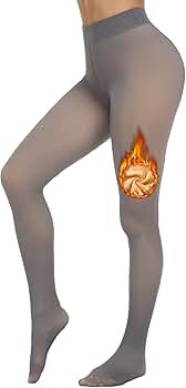 CHRLEISURE Women's Winter Warm Fleece Lined Leggings - Thick Velvet Tights Thermal Pants | Amazon (US)