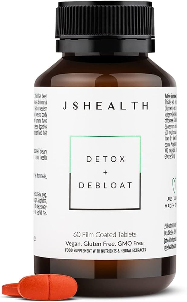 JSHealth Vitamins Detox and Debloat Liver Health Formula | Liver Detox Pills | Debloating Formula... | Amazon (US)