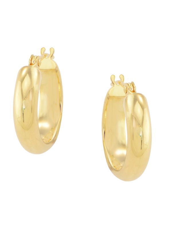 18K Yellow Gold Huggie Earrings | Saks Fifth Avenue OFF 5TH (Pmt risk)