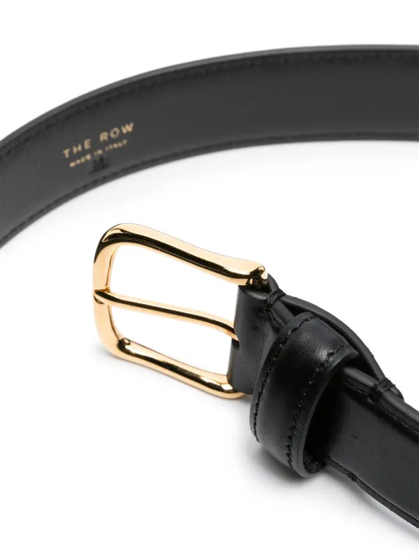 The Row Classic buckle-fastening Leather Belt | Black | FARFETCH | Farfetch Global