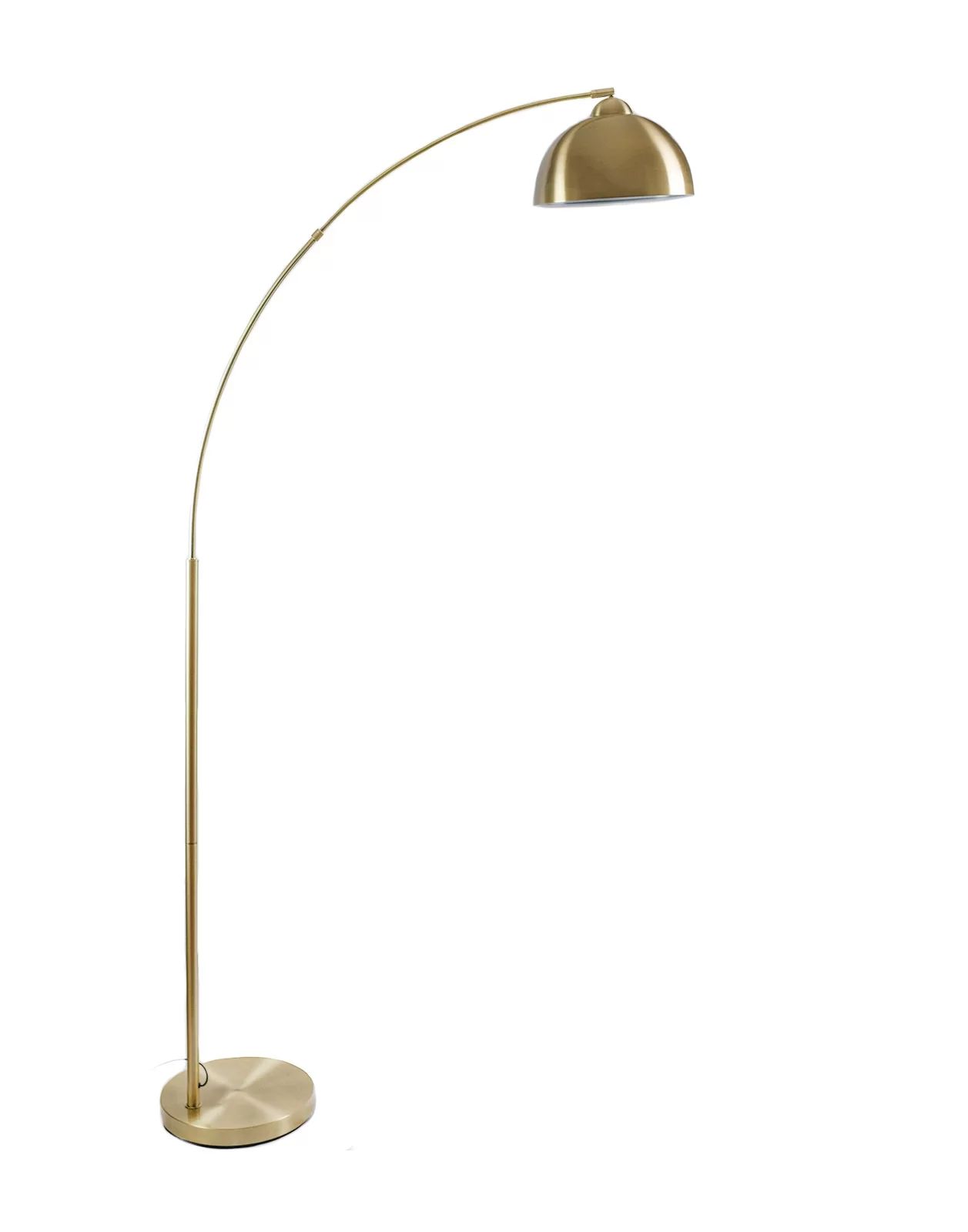 Arenstein 79'' Antique Brass Arched/Arc Floor Lamp | Wayfair North America