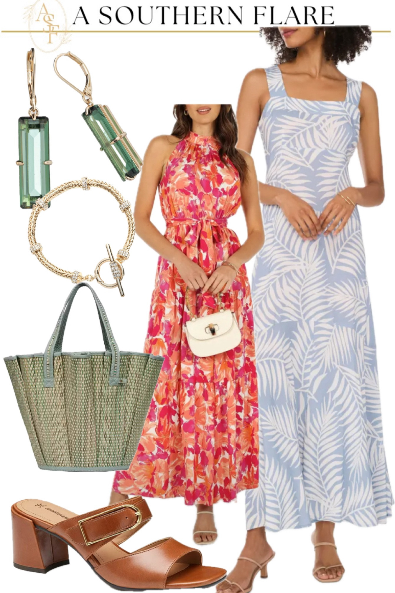 Women’s Fashion, summer dresses, Sun Dresses, resort, vacation, casual dresses, summer sandals , bag, woven tote, earrings, bracelet, new fashion finds

#LTKShoeCrush #LTKFindsUnder100 #LTKItBag