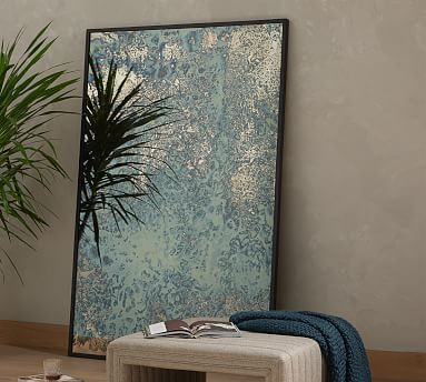 Decorative Acid Wash Floor Mirror | Pottery Barn (US)