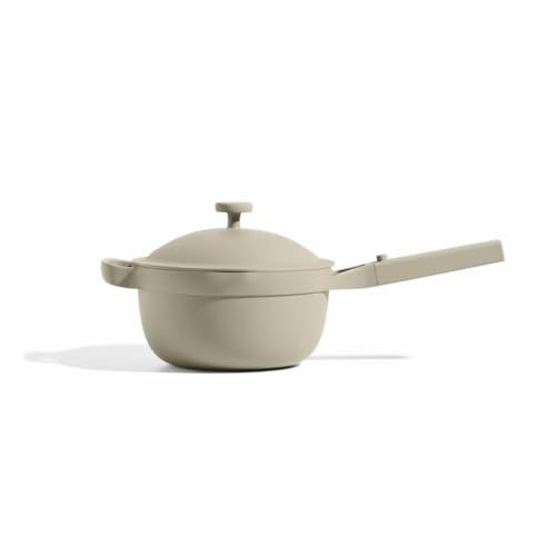Our Place Mini Perfect Pot | 2.5 Qt Ceramic Pot with Lid & Spatula | Patented 8-in-1, PFAS-Free Nonstick, Non-Toxic Cookware | Induction & Oven-Safe up to 450°F | Steam | Amazon (US)