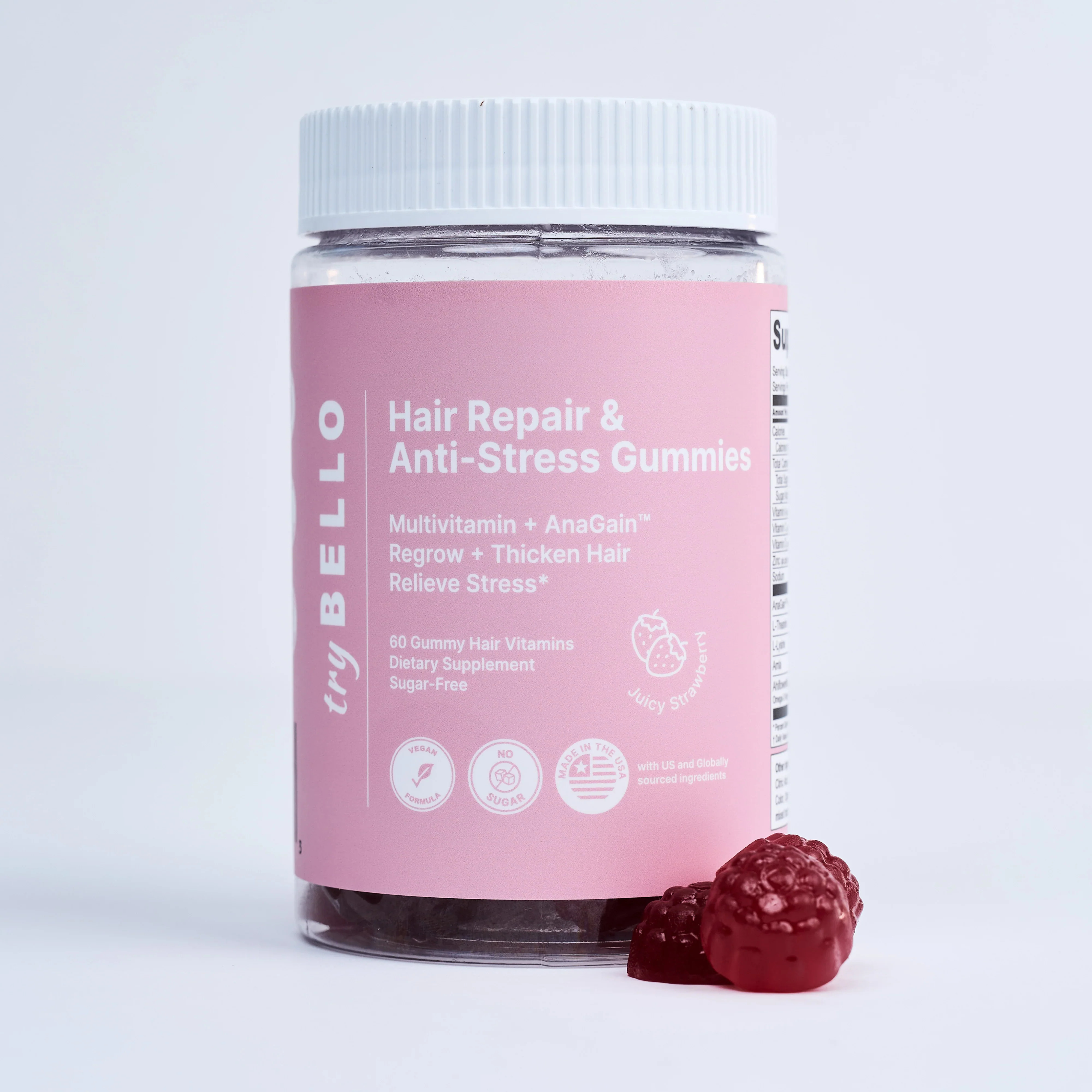 Hair Repair & Anti-Stress Gummies | Trybello