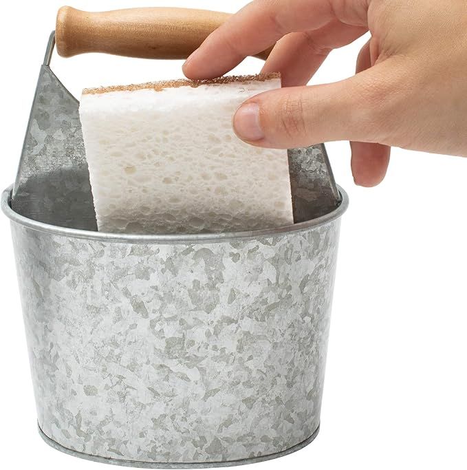Farmhouse Sponge Holder for Kitchen Sink by Saratoga Home - 100% Rustproof, No-Scratch Coated Gal... | Amazon (US)
