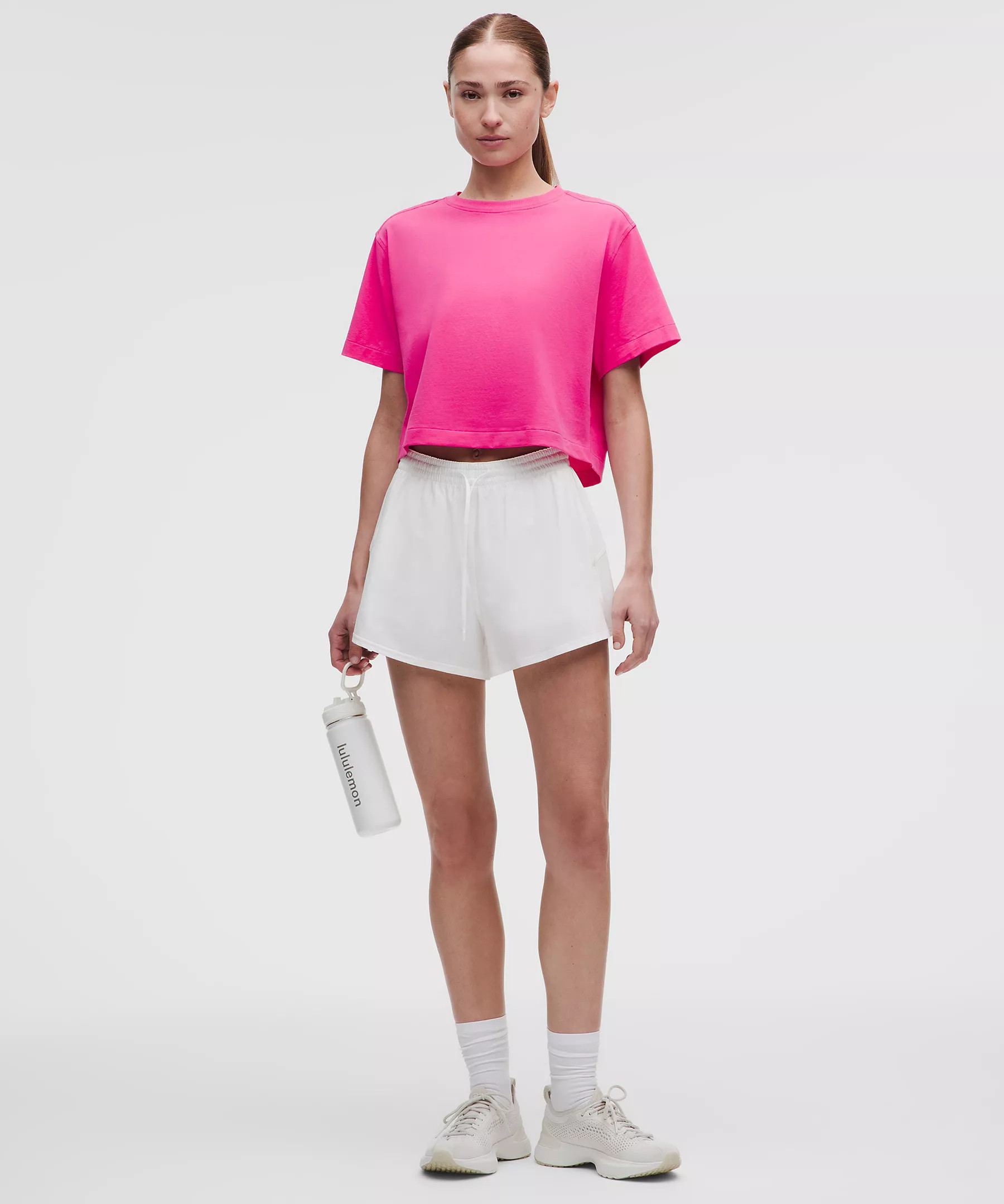 All Yours Organic Cotton Cropped T-Shirt | Women's Short Sleeve Shirts & Tee's | lululemon | Lululemon (US)