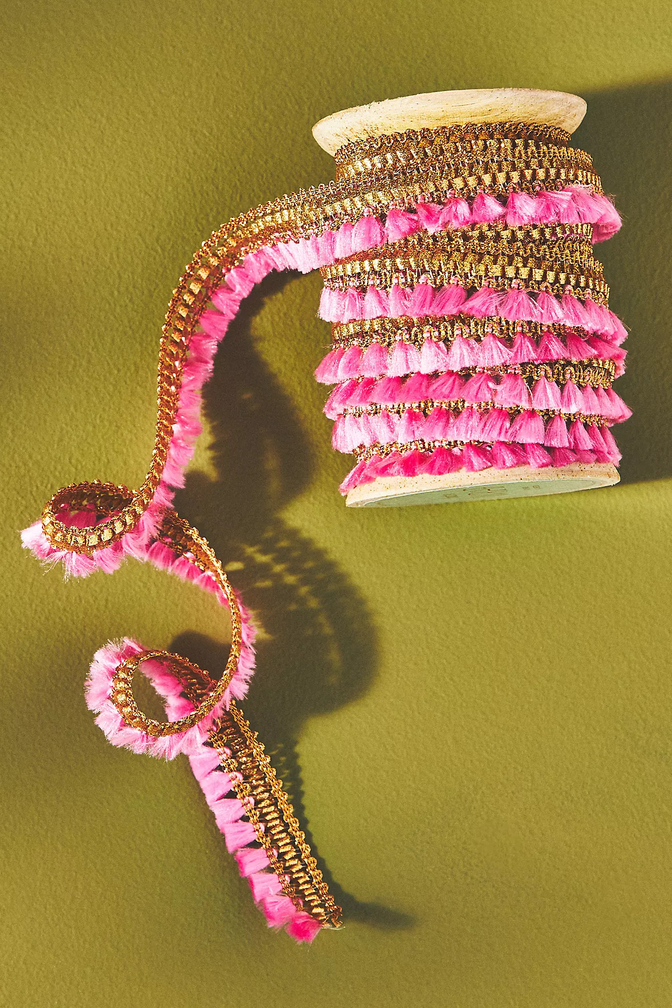 Metallic Gold Trim Ribbon | Anthropologie (US)