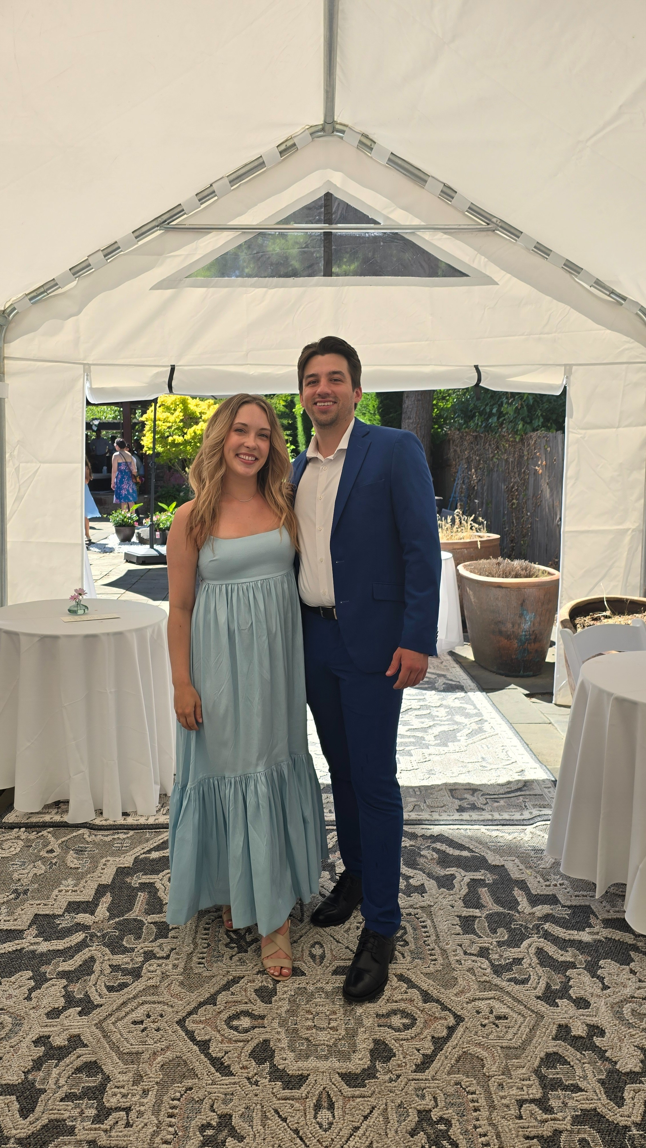 Abercrombie wedding guest dress in action! This one is so stretchy & comfy, plus the fabric has a little shine in person! Wearing an XS Petite. 

#LTKWedding #LTKParties #LTKSaleAlert