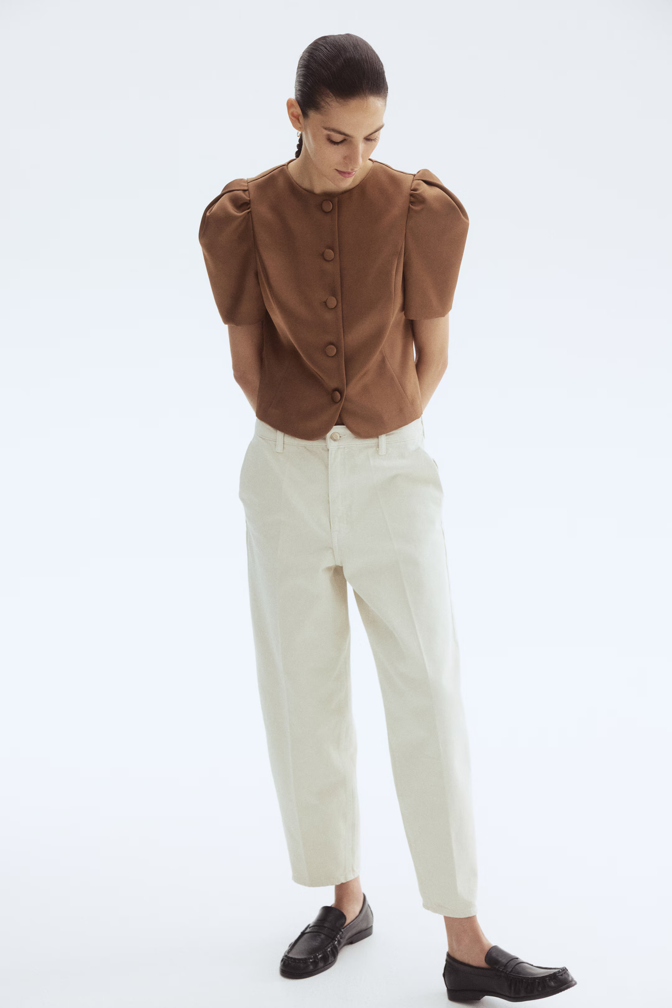 Barrel High Ankle Jeans | H&M (UK, MY, IN, SG, PH, TW, HK)