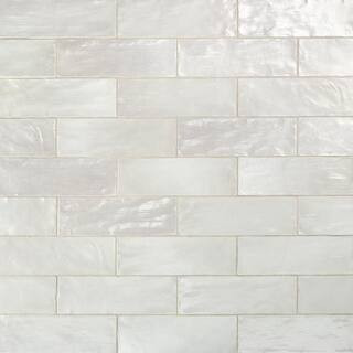Ivy Hill Tile Amagansett Fog 2 in. x 8 in. 9 mm Satin Ceramic Wall Tile (5.38 sq. ft. / box) EXT3... | The Home Depot
