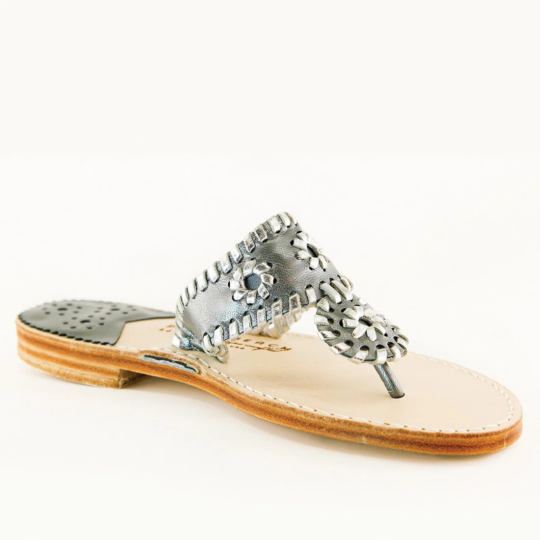 PB Gunmetal / Silver | Palm Beach Sandals
