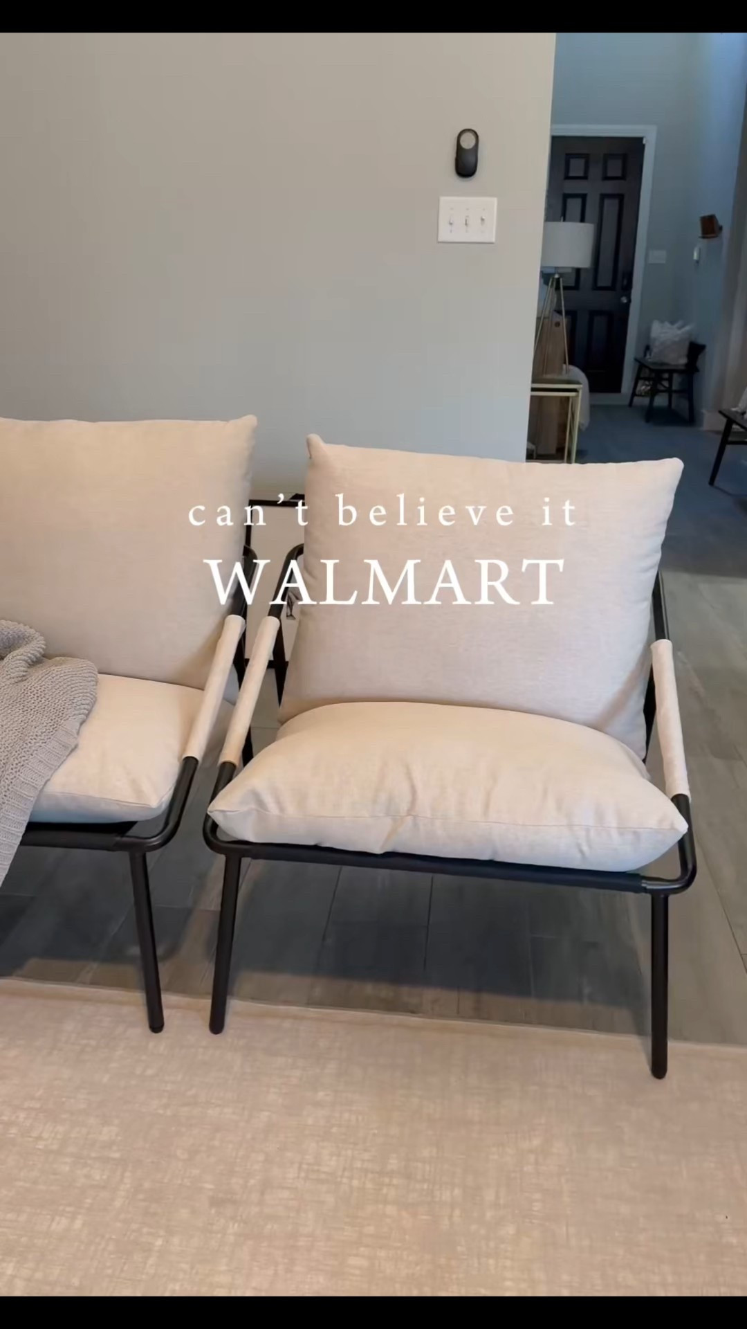 #homefurniture #homestyle. These chairs feel heavy and luxurious. They are on sale for under $150 right now! #walmartpartner 

#LTKHome #LTKFamily
