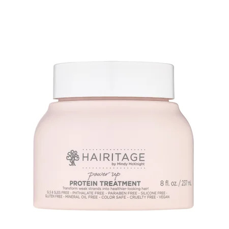 Hairitage Power Up Protein Treatment & Hair Mask with Shea Butter & Castor Oil for Dry Hair 8 oz | Walmart (US)