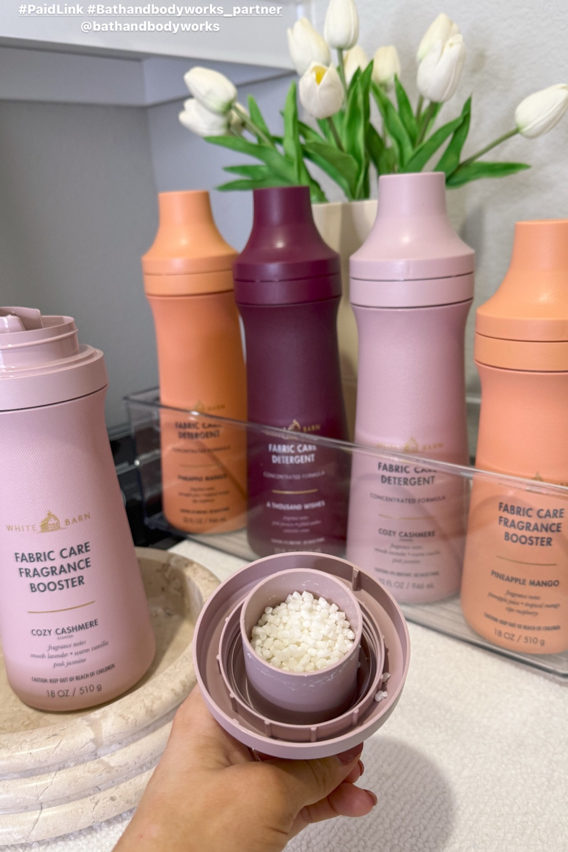 #PaidLink #Ad #BathandBodyWorks_Partner Exciting news! 🌟 Bath and Body Works launched their new Laundry category nationwide! Get ready to experience a whole new level of freshness for your clothes and bedding. The scents are so good that I especially can’t wait to use them on our guest bedding so our guests will be excited to come back for another cozy visit! 

My current favorite scents:
Fabric Care Detergent & Fragrance Boosters: A Thousand Wishes, Pineapple Mango & Cozy Cashmere.

Use code MALLORY15 to get for 15% off any purchase up to $250 online now through 10/27 at 5:59 AM ET! See details below!*

*15% off any purchase on 10/23/2024 at 6:00 AM ET to 10/27/2024 at 5:59 AM ET. 

Valid on www.bathandbodyworks.com only. Enter code MALLORY15 at checkout. Promotion will only apply to first $250 of an order. Cannot be combined with any other offer except in BBW’s sole discretion. Discount will be applied to merchandise subtotal after all other discounts have been applied. Sales tax, shipping and handling, gift cards, and previous purchases do not qualify. Other restrictions may apply."


#LTKHome #LTKHoliday #LTKGiftGuide