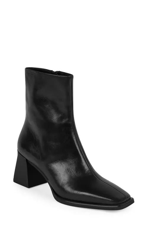 Vagabond Shoemakers Hedda Bootie in Black Leather at Nordstrom, Size 11Us | Nordstrom
