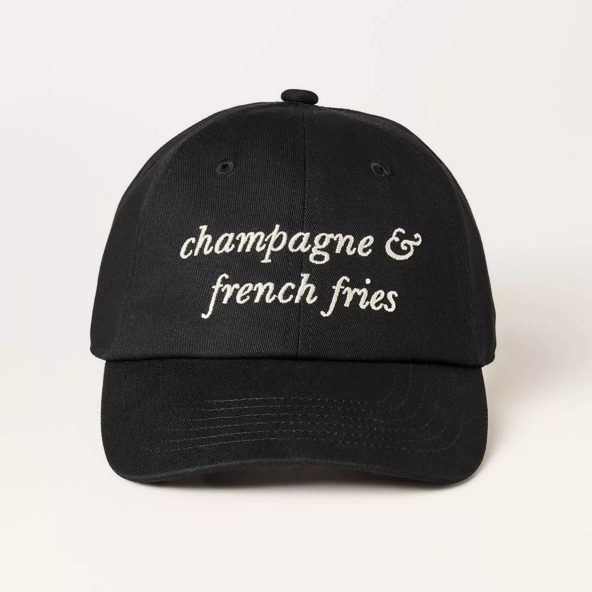 Women's Champagne & Fries Baseball Hat - kate spade new york x Target Black | Target