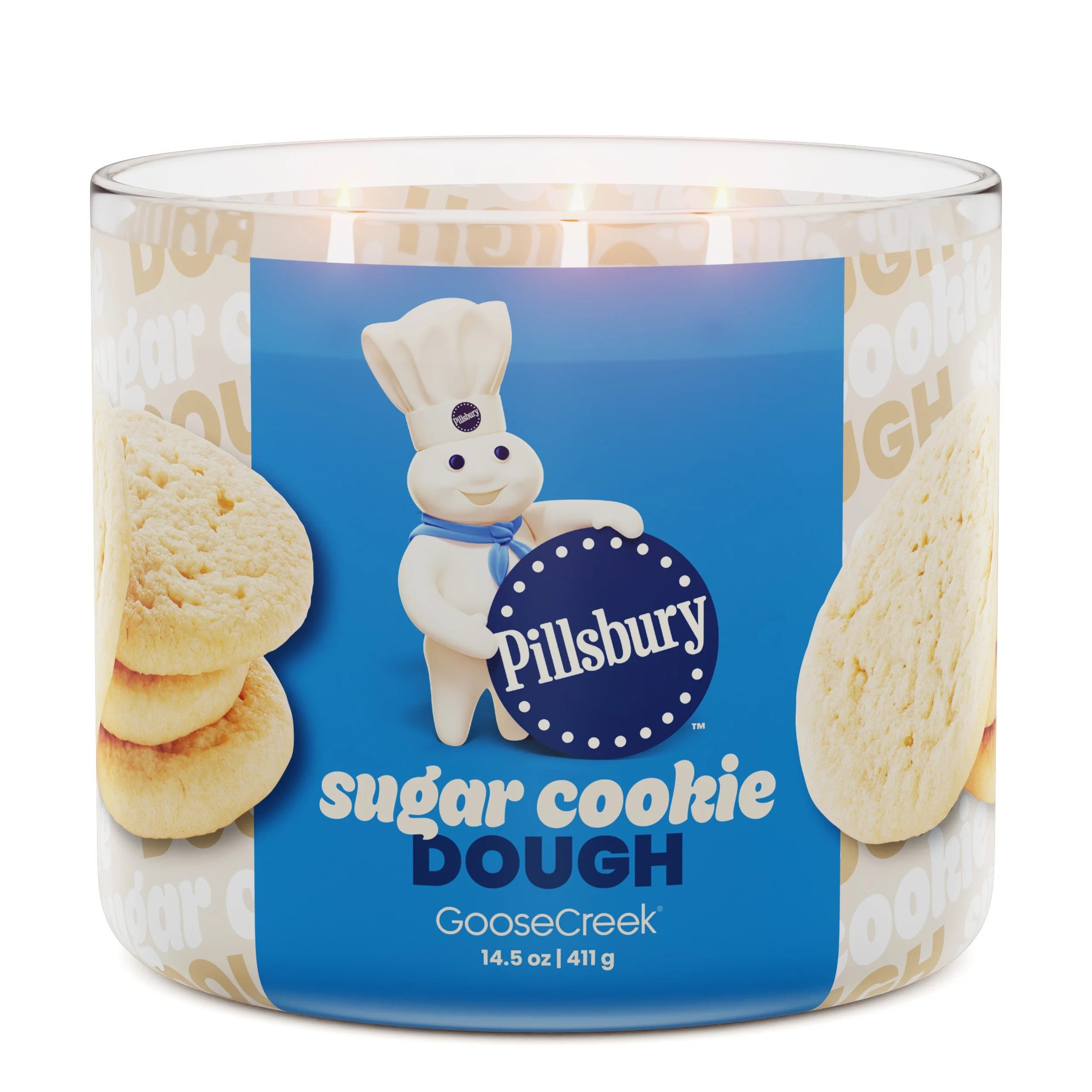 Goose Creek 3-Wick Pillsbury Sugar Cookie Dough Scented Jar Candle, 14.5oz. - Walmart.com | Walmart (US)