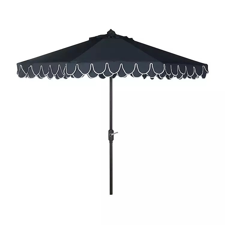 Navy Auto Tilt 9 ft. Outdoor Umbrella | Kirkland's Home