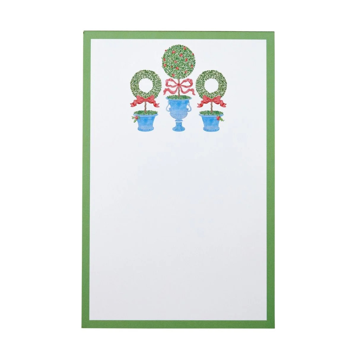 3 Boxwood Topiary Luxe Large Notepad | Caitlin Wilson Design