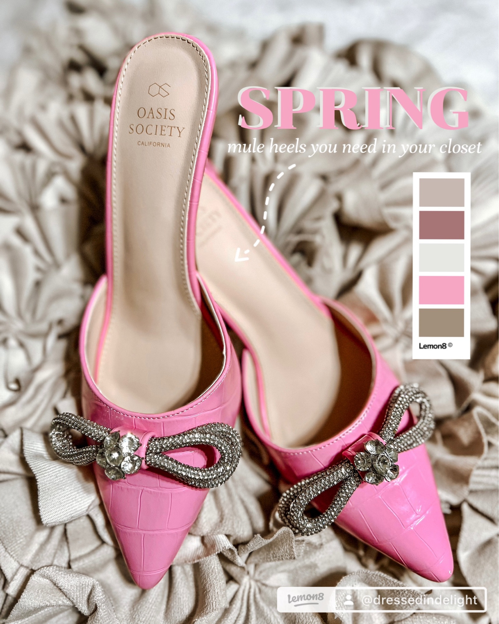 The spring heel you need 💗 Under $50 with my code DRESSED.IN.DELIGHT. *I went up 1/2 size 

#LTKunder50 #LTKshoecrush