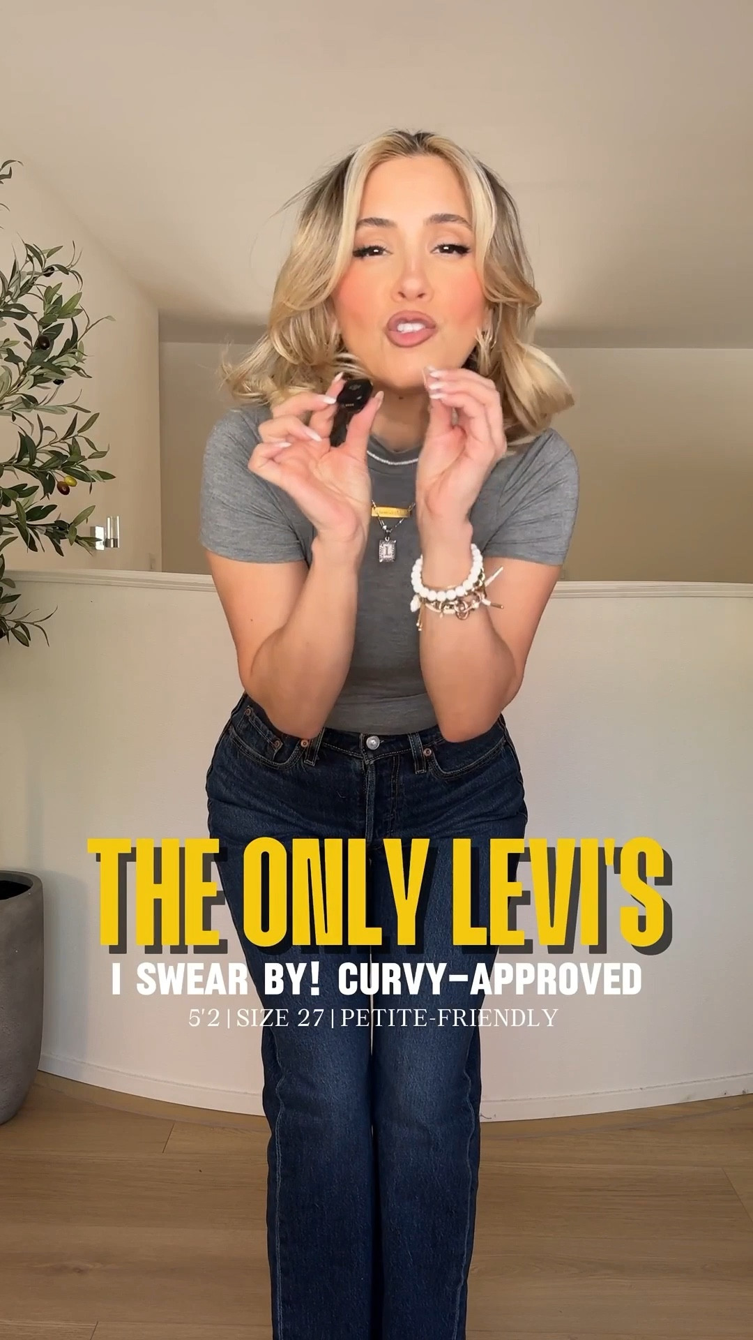 Let's breakdown my favorite @levis styles that are curvy & petite-friendly 👏🏼

1. Ribcage wide leg in the colors Rosie Posie and Far and wide | SIZE 27 TTS 
2. Ribcage straight ankle in the color dance around size 27 
3. 501 curve in the color cold summer size 27 
4. 94 baggy Levi's in the color medium wash | go up a size if you want oversized! I'm wearing size 28 
5. Levi's 318 in the color Clever girl | excellent stretch 




#LTKFindsUnder100 #LTKPetite #LTKootd