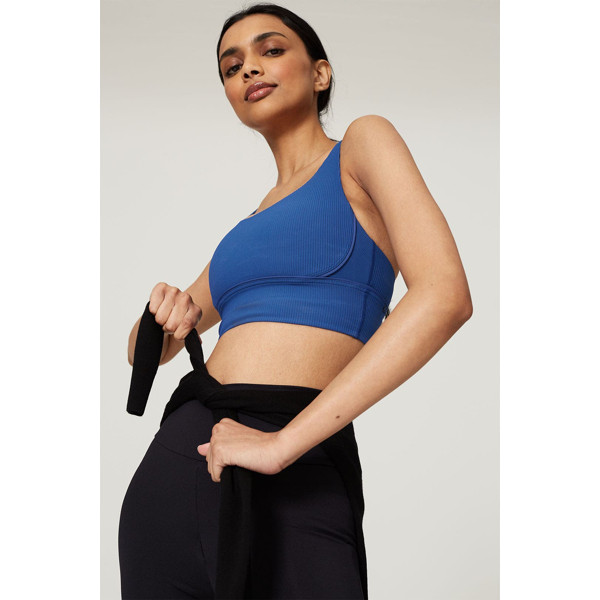 Lululemon Energy Bra Long Line Medium Support blue | Rent the Runway