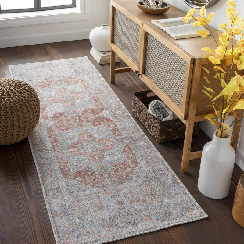 Chavarria Oriental Blue/Brown/Beige Area Rug | Wayfair Professional