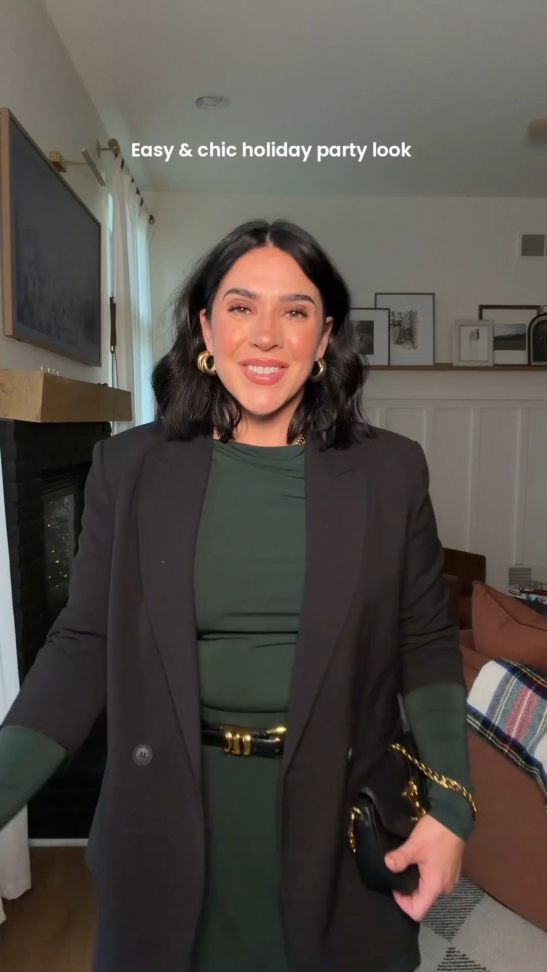 I’m actually obsessed with this outfit. The skort is everything! I would do a size 10/L! This is a perfectly chic and edgy holiday party outfit. Midsize winter outfit. 

#LTKMidsize #LTKSeasonal #LTKHoliday