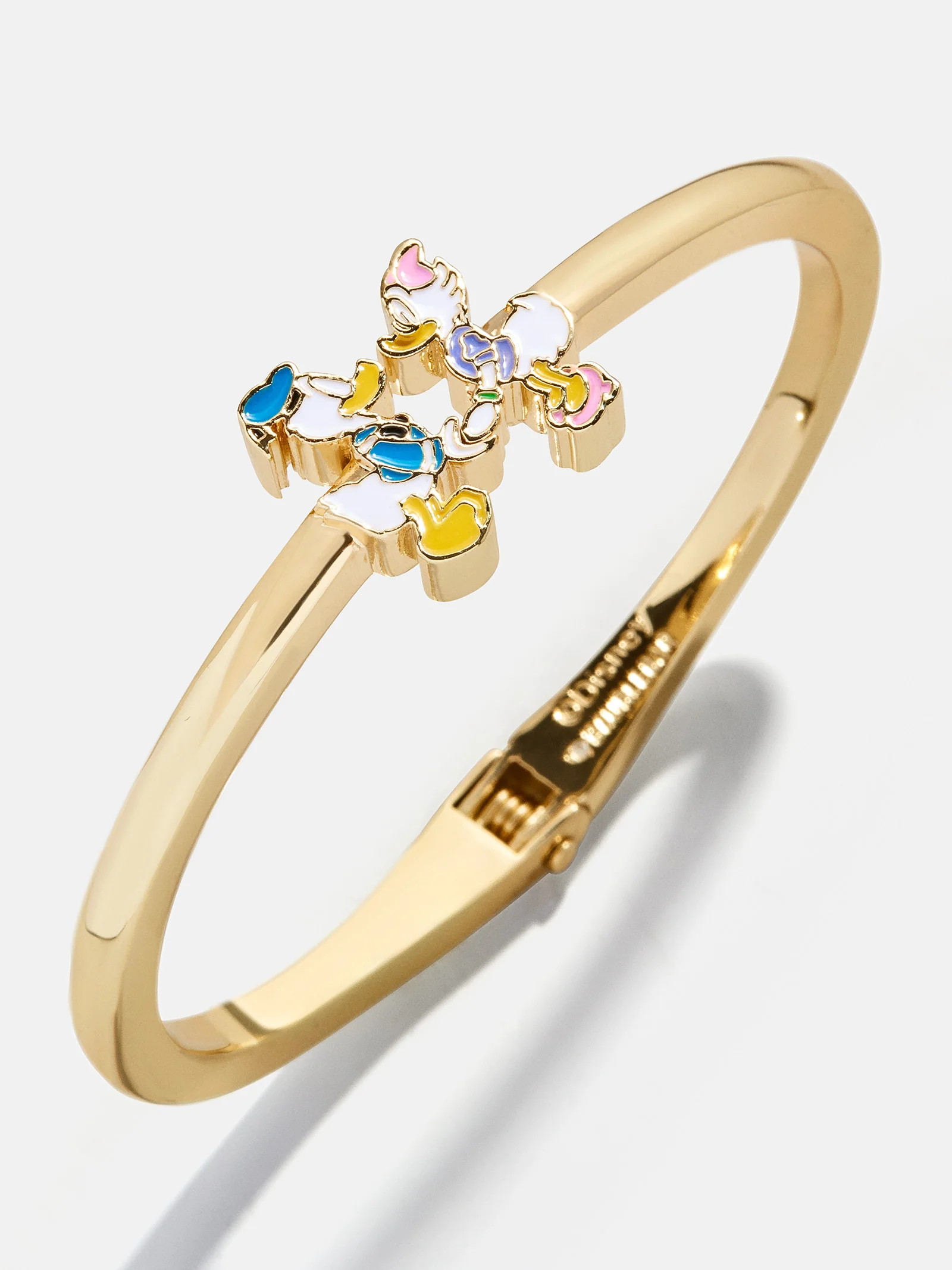 Disney Donald & Daisy Duck Kissing Cuff Bracelet - Donald Duck & Daisy Duck | BaubleBar