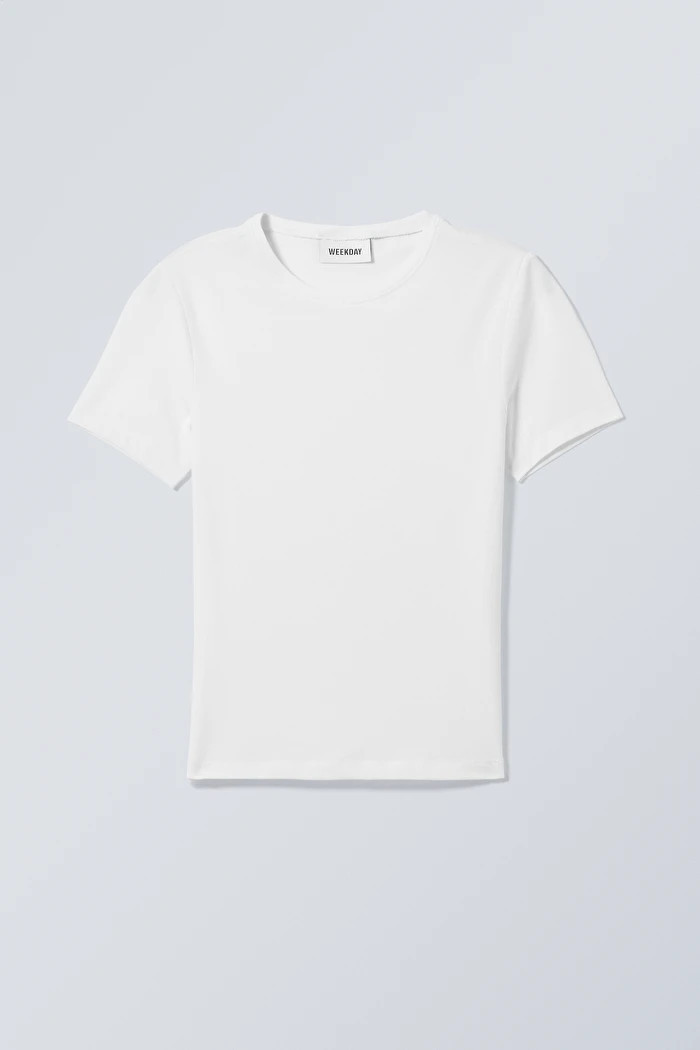 Slim Fitted T-shirt | Weekday