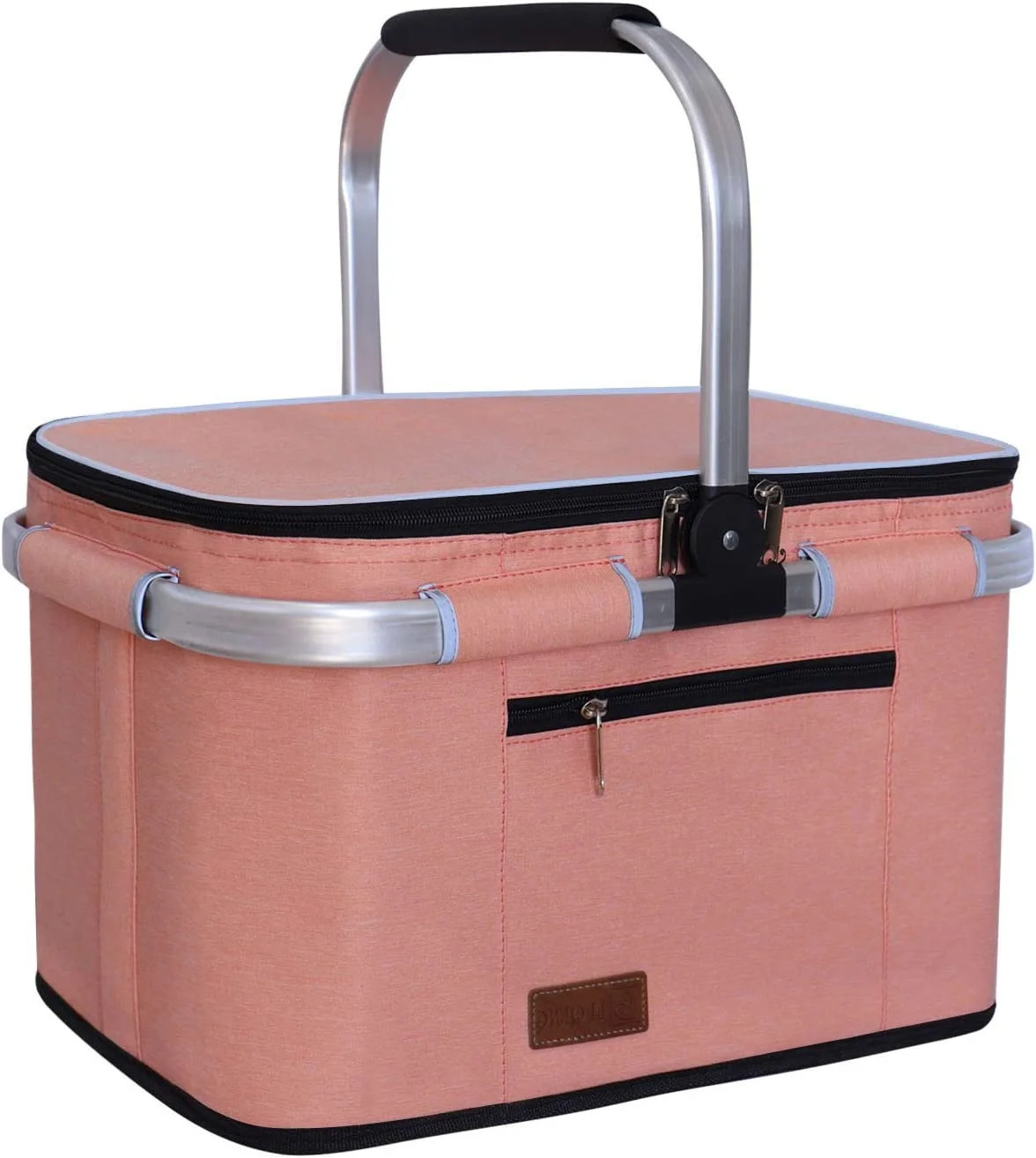 LIQING 35L Large Picnic Basket Shopping Travel Camping Grocery Bags 2 Layers of Internal Pockets ... | Walmart (US)