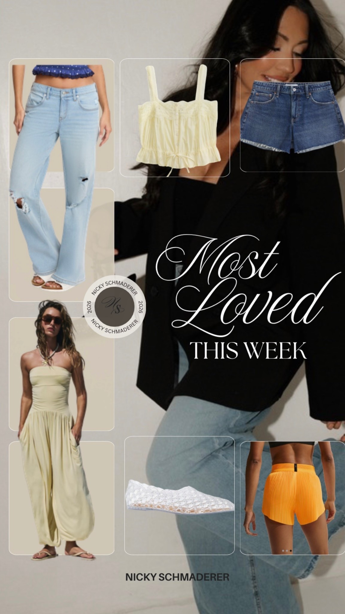 Your favorites from this week! 
Walmart jeans
Free people jumpsuit 
Nike running shorts 
Jelly sandals
Abercrombie top 
Denim shorts 



#LTKfitnessgoals #LTKdayinmylife #LTKSeasonal