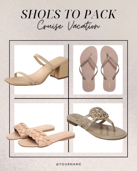 These are the shoes I am packing for my cruise vacation with my family. They are all neutral, so they will work with all the clothes I am packing. They are also all comfortable! 

#LTKStyleTip #LTKFindsUnder50 #LTKShoeCrush