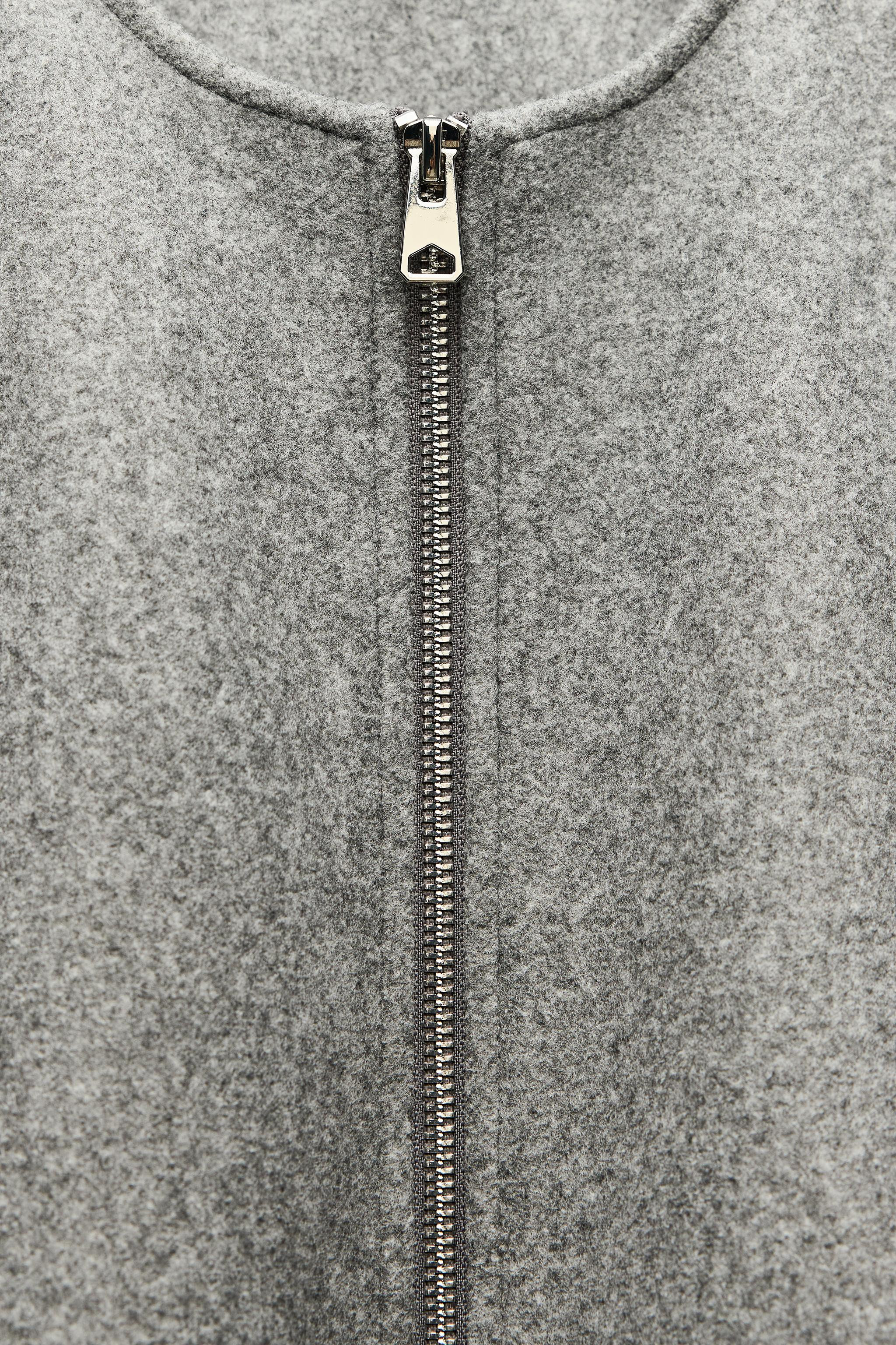 ELASTICATED TRIM SOFT BOMBER JACKET | Zara US