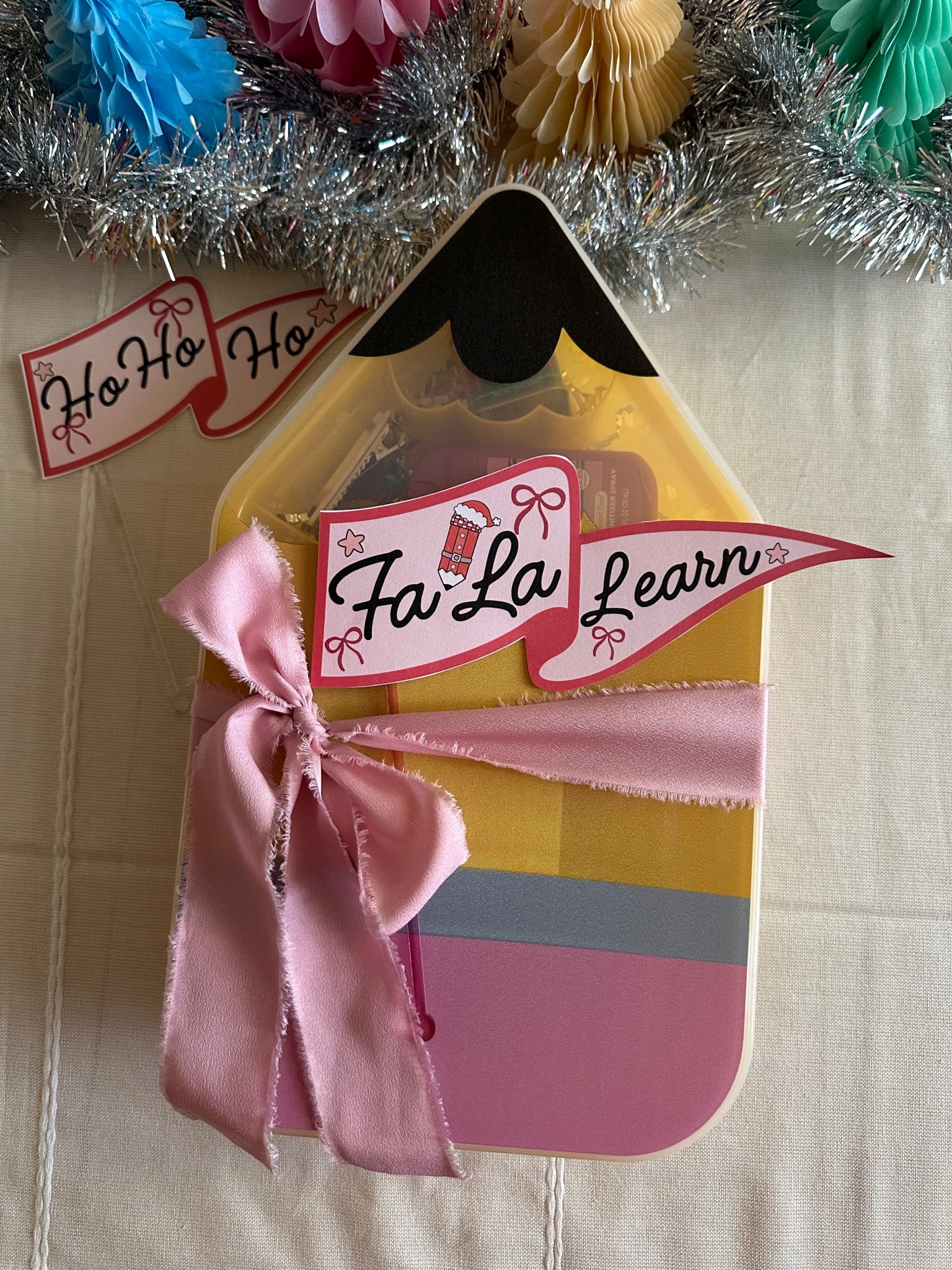 The cutest teacher gift container that can be used all year! Just give it a bow with a pennant to make it holiday vibes approved 🎅❤️ Grab it all below! Also you might have to click take you to external link but everything here is the product and will pop up. 

#LTKSeasonal #LTKHoliday #LTKGiftGuide