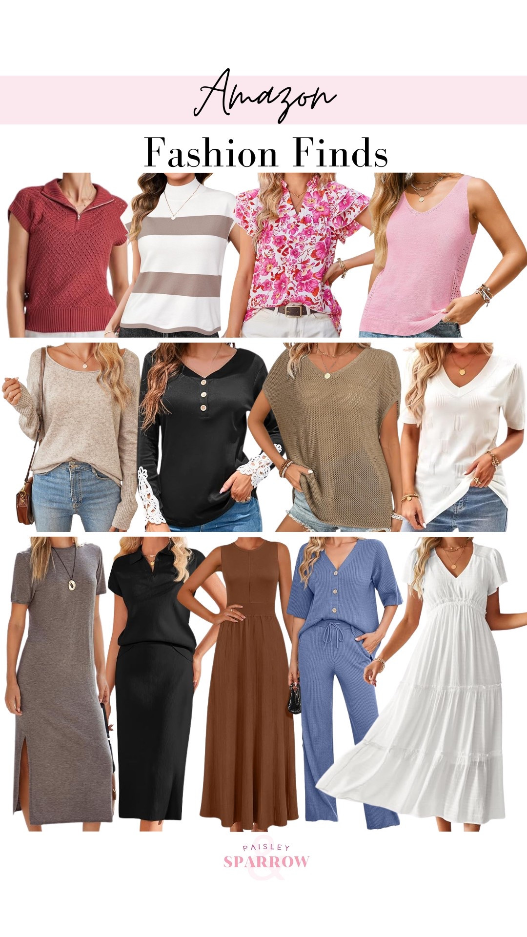 The best Amazon spring finds.

Spring look  spring outfit  women's look  women's outfit  women's style  spring style  women's tops  women's dress  jumpsuit



#LTKSeasonal #LTKStyleTip