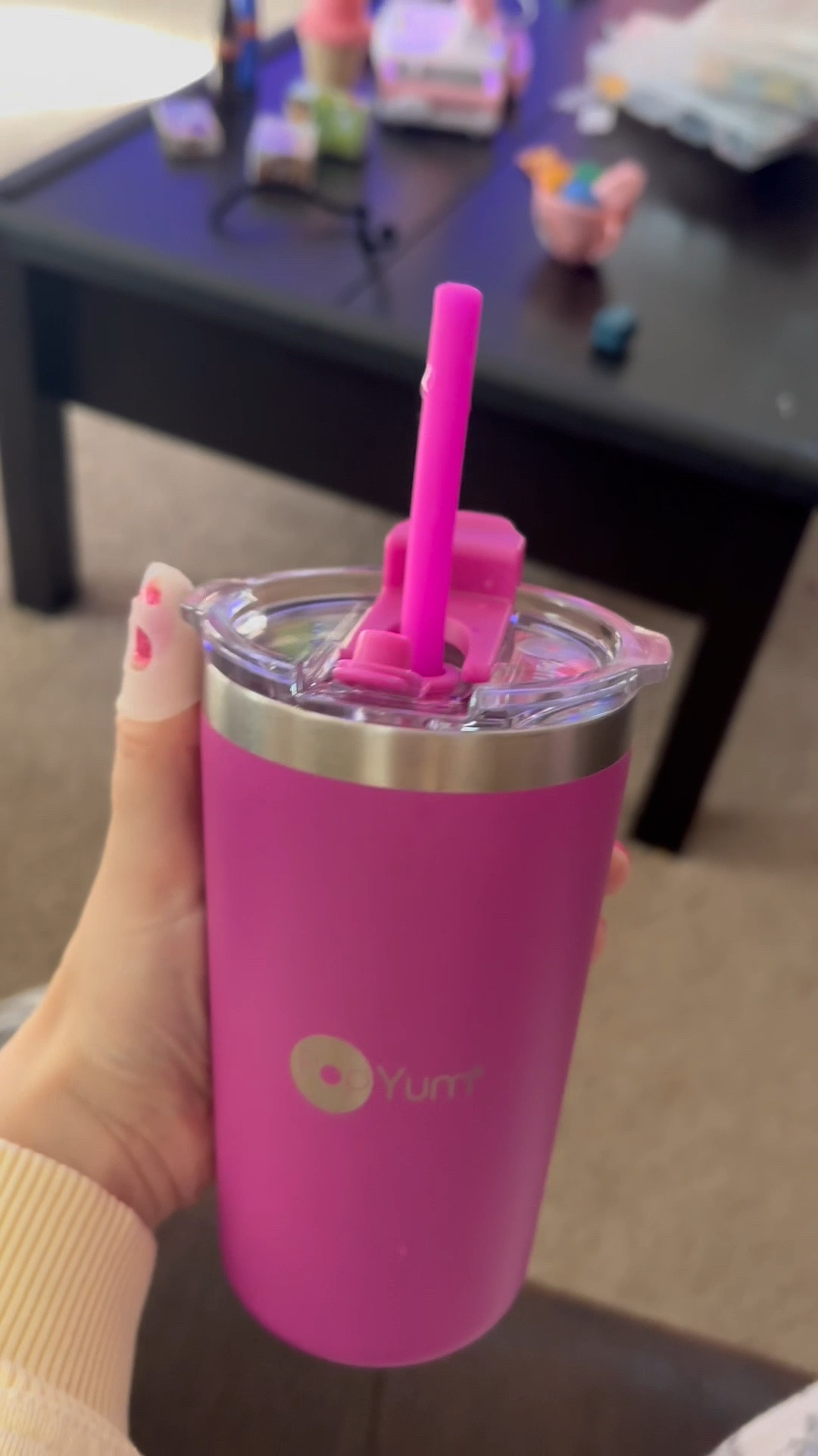“Mom hack unlocked! This PopYum cup is a game changer — stainless steel, dishwasher safe, and spill-proof when the straw’s out? Yes please! Perfect for busy mamas on the go (or chasing toddlers around the house). #PopYumPartner #MomLifeMadeEasier #SpillProofSips” 

#LTKFamily #LTKKids #LTKBaby