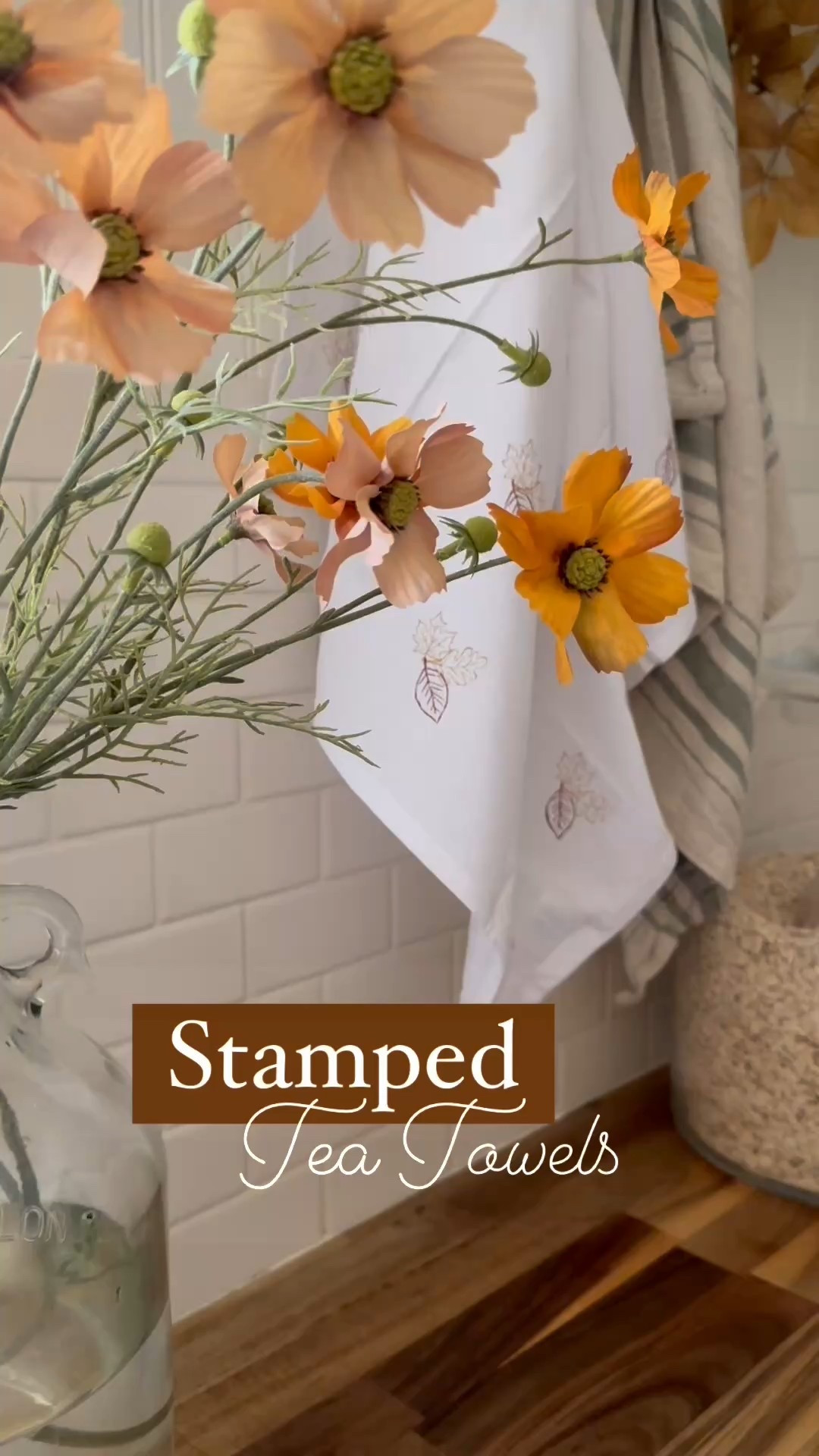 A simple diy for fall tea towels 

#LTKSeasonal #LTKHome #LTKautumn