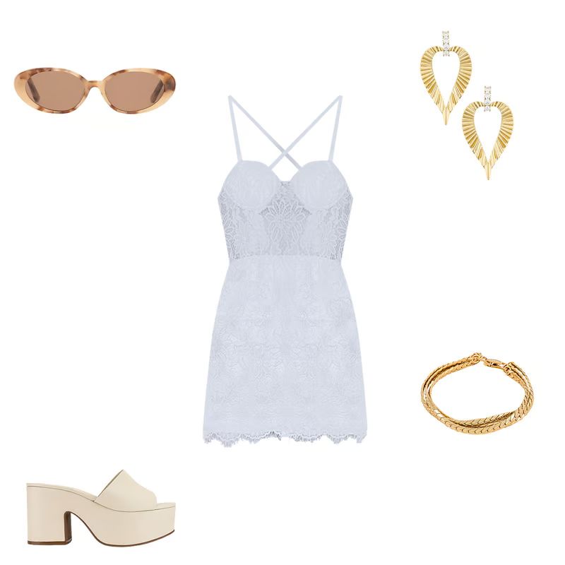 x Naven Lilia Dress in Ice Blue | Revolve Clothing (Global)