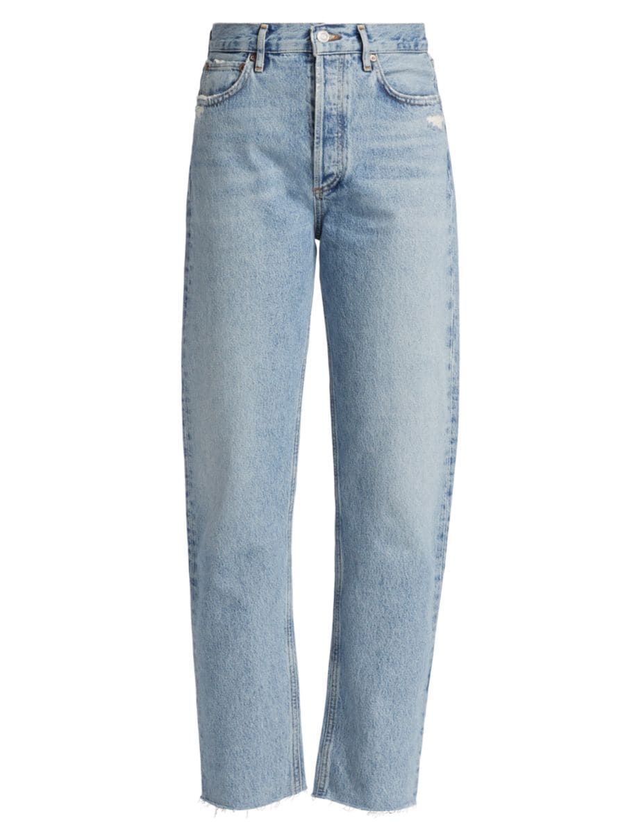'90s Straight-Leg Pinch-Waist Jeans | Saks Fifth Avenue