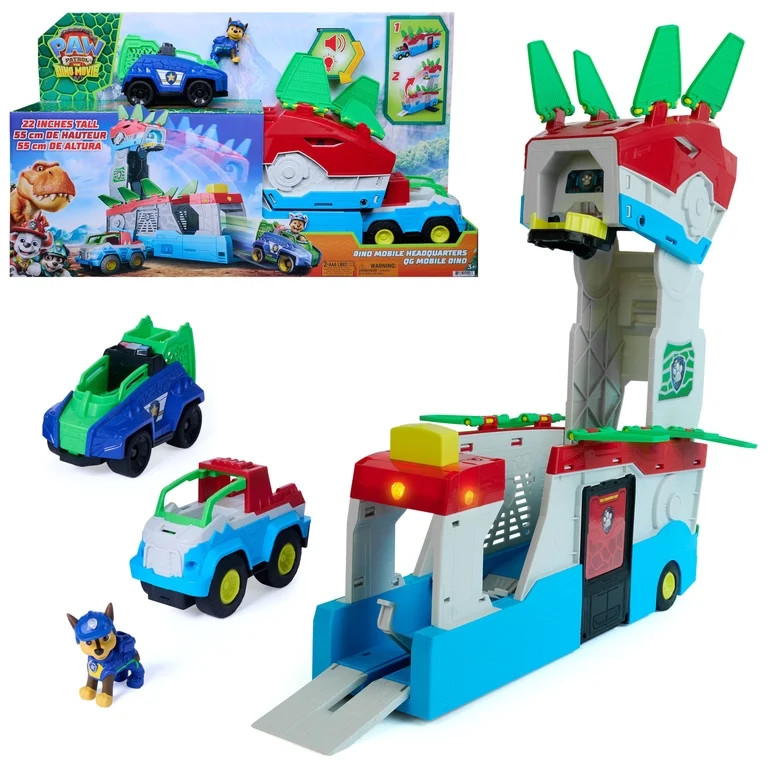 PAW Patrol: The Dino Movie Dino Mobile Headquarters, Ages 3+ | Walmart (US)