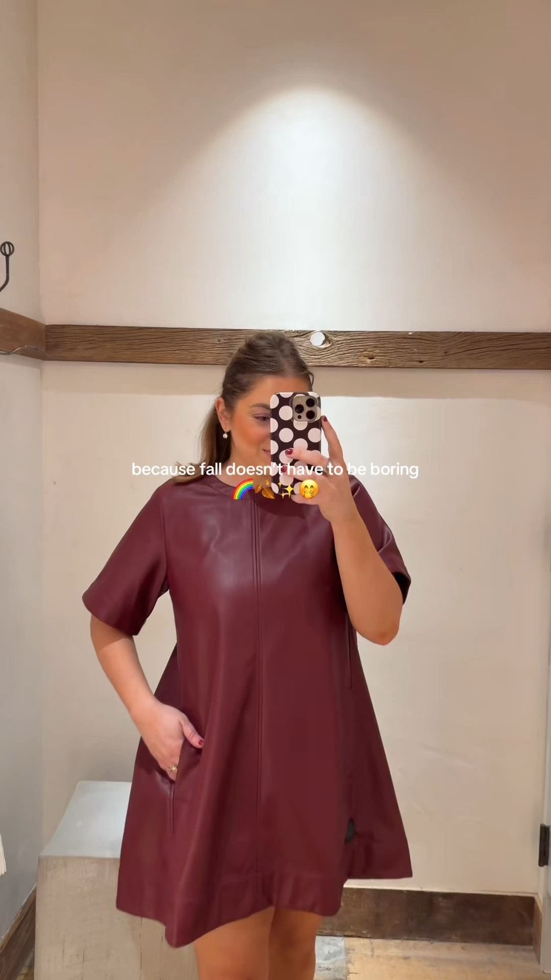 Anthropologie fall try on. Size down in lace pants. 32 in velvet pants. Large in sweater. Xl in cargo pants. Large in leather dress and sweater dress.