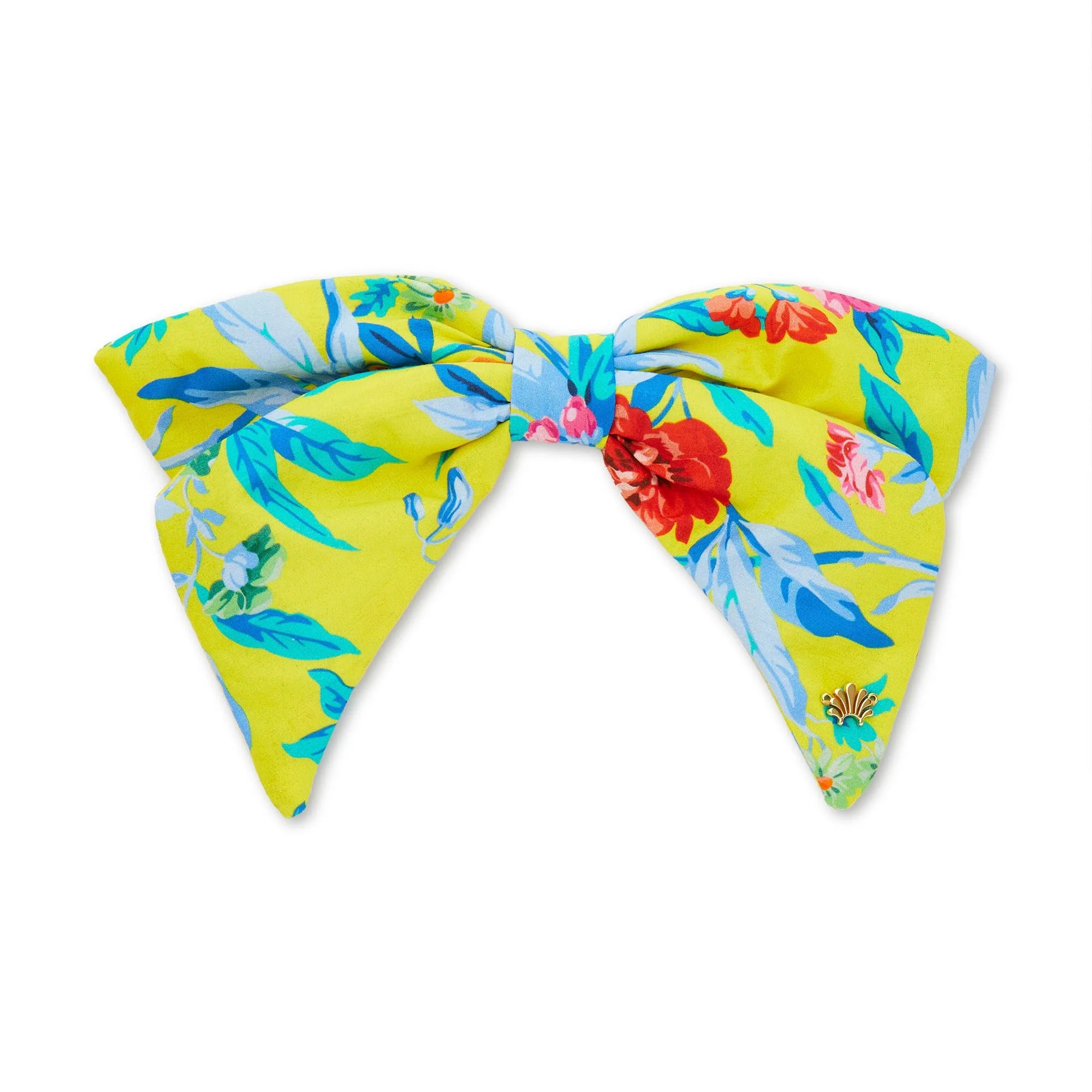 MATILDA BLOOM PRINTED BOW BARRETTE | LELE SADOUGHI