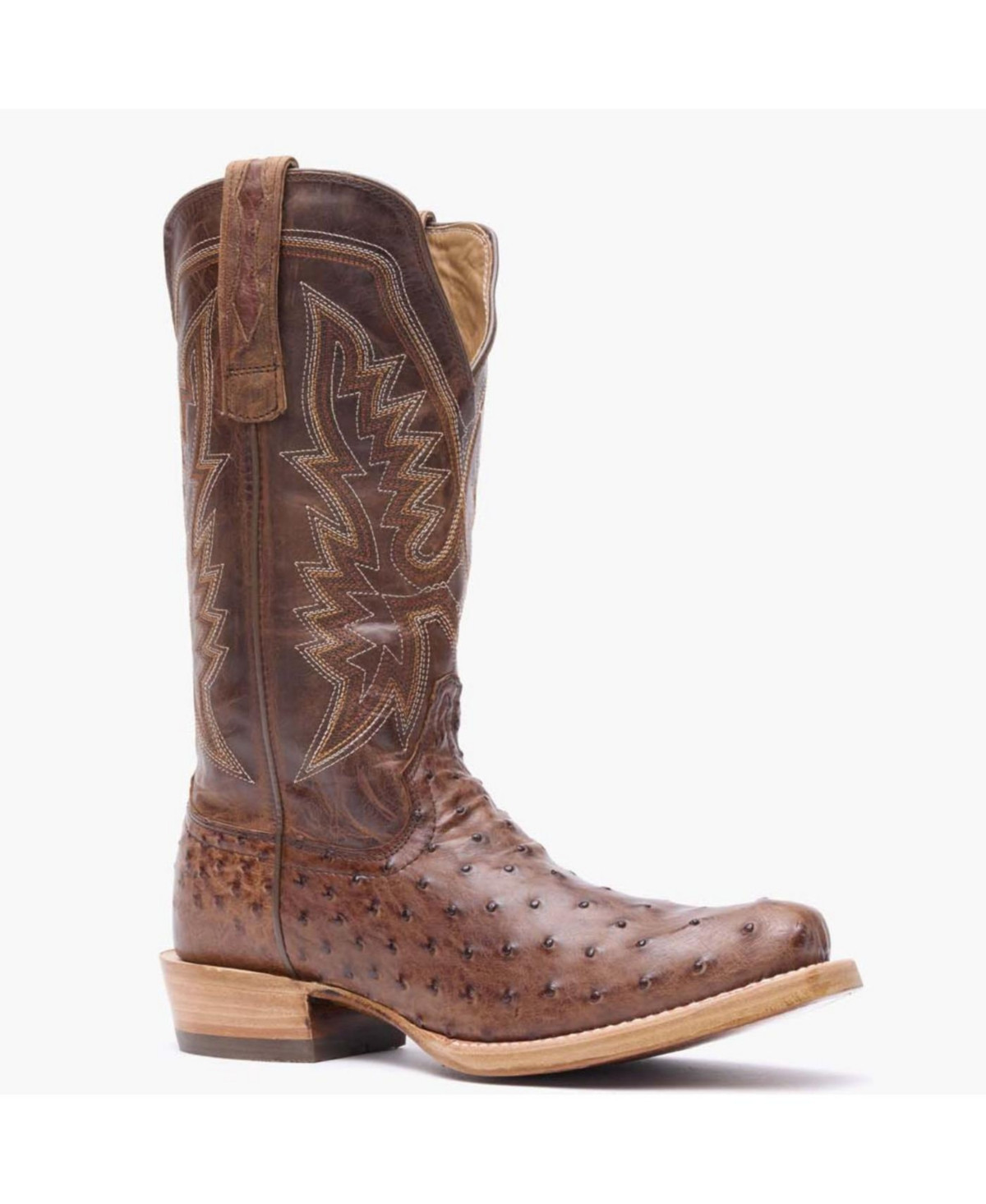 Durango Men's Prca Collection Full-Quill Ostrich Western Boot - Kango tobacco and rust | Macy's
