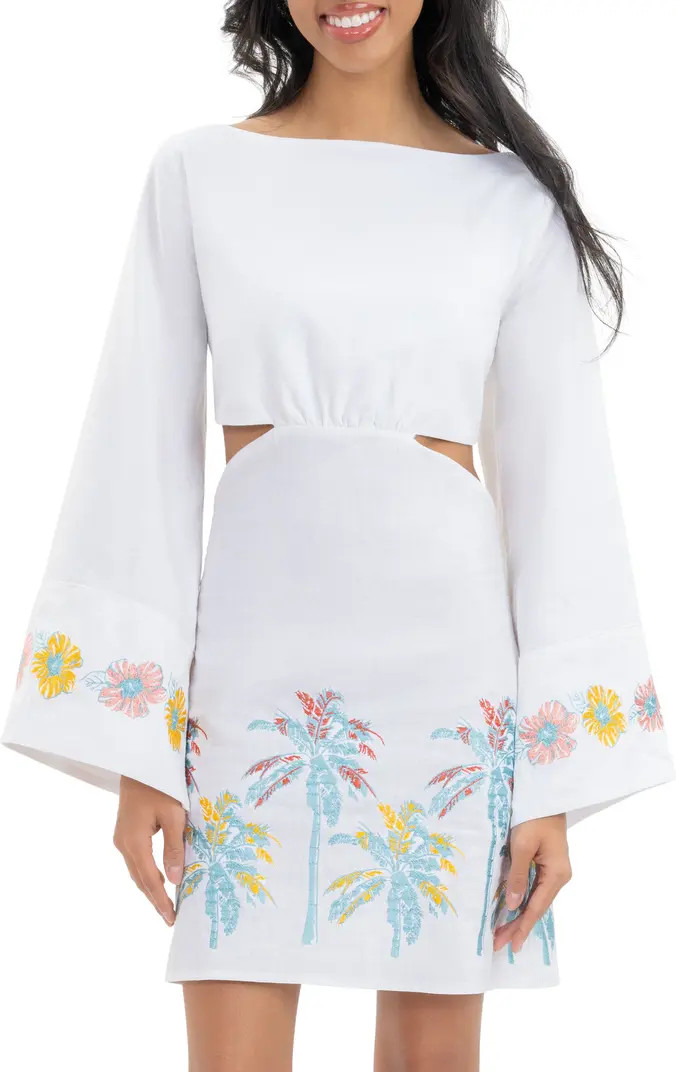 Kenny Flowers The BVIs - Embroidered Long Sleeve Dress | Nordstrom | Nordstrom