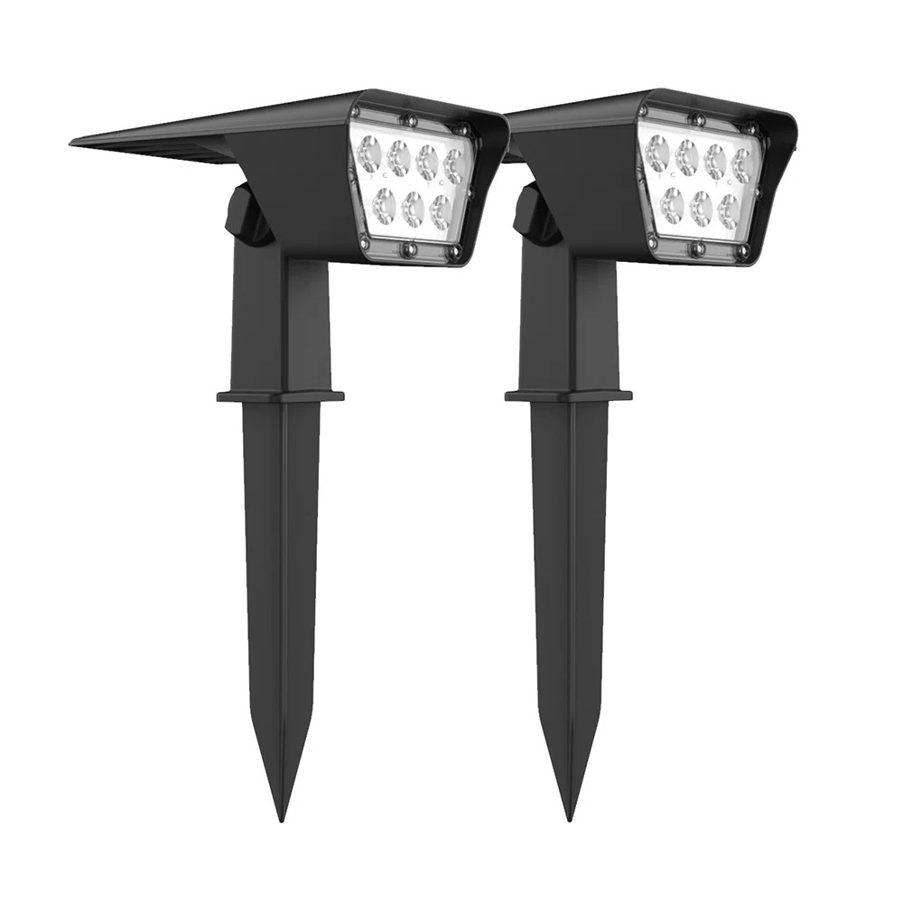 YI LIGHTING LED 2-Pack Solar Powered Pathway Lights Dusk to Dawn 2 Modes & Reviews | Wayfair | Wayfair North America
